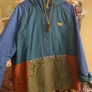 Mens LL Bean Anorak XL